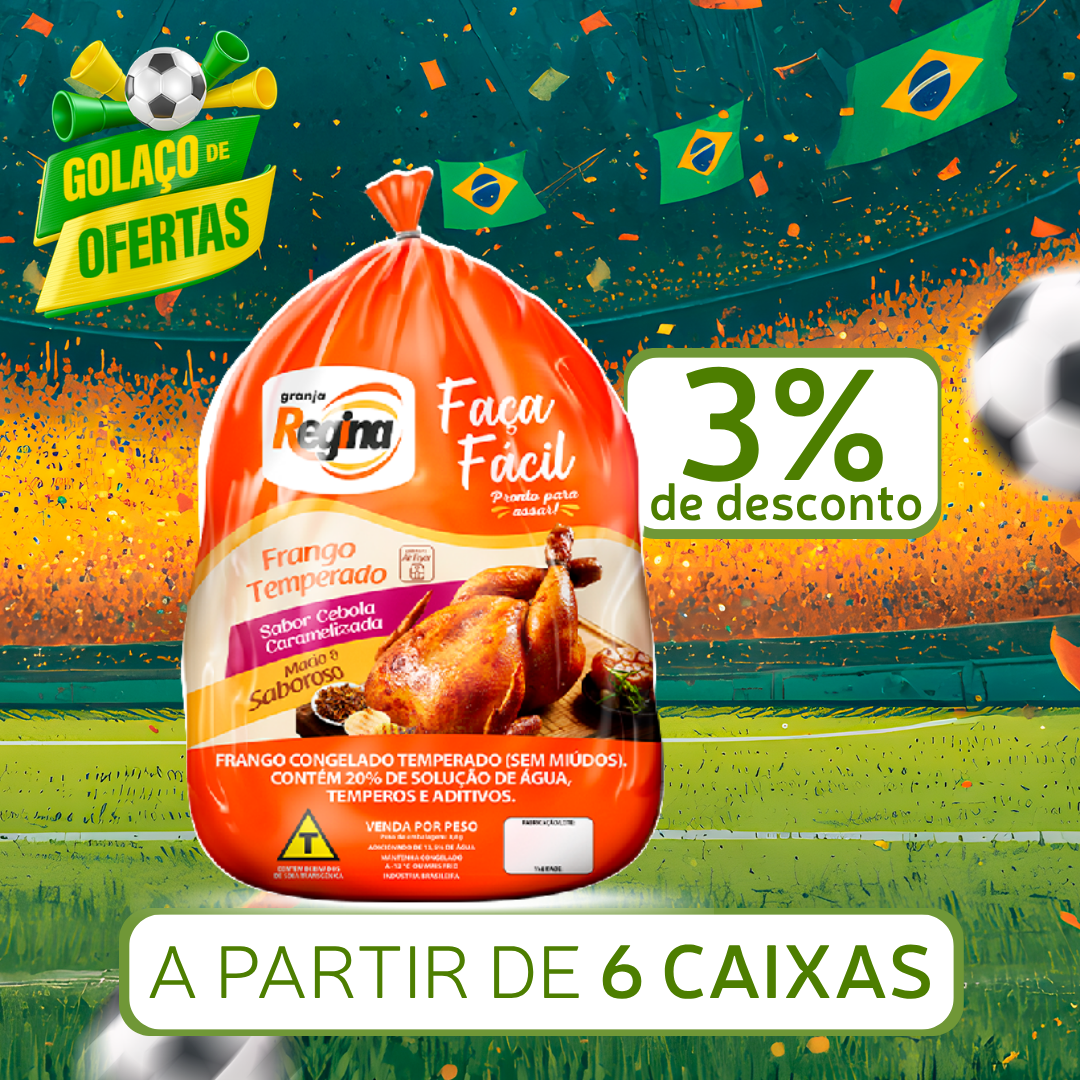 Frango Temperado Cong Cx12kg - Fa&ccedil;a F&aacute;cil